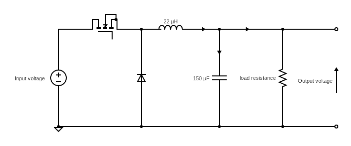 buck converter - Circuits - Circuit Diagram