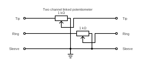 Inline Headphone Volume Attenuator