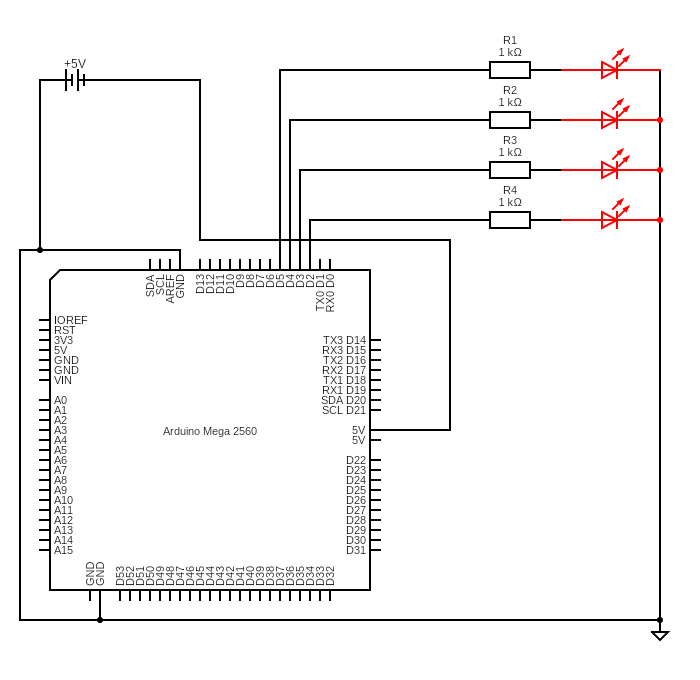 4 bit binary counter