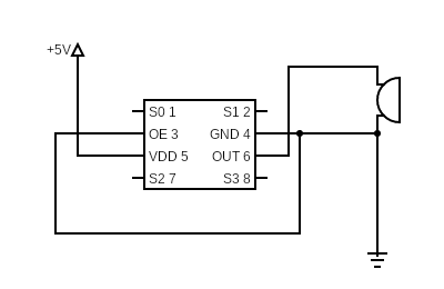 TSL230R Light to Frequency driving piezo