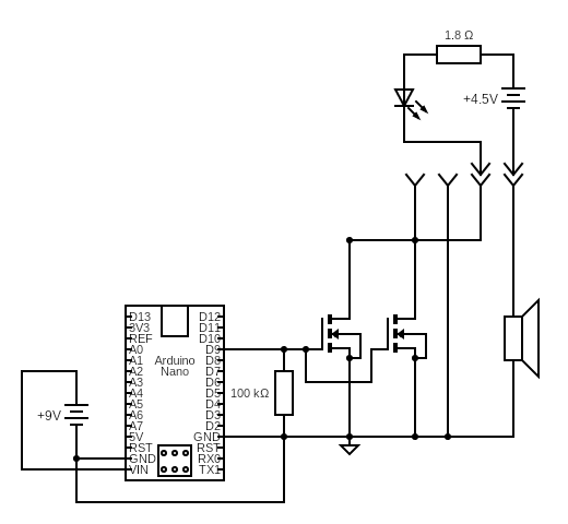 Arduino Morse Code Flasher Beacon