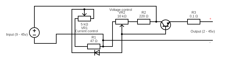 Variable power supply circuit