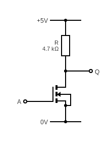 not gate circuit diagram