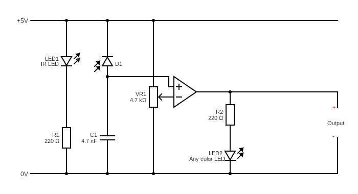 IR proximity sensoor