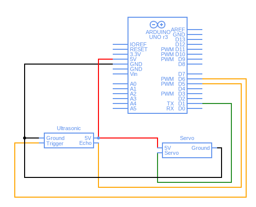 Automatic Servo Rotator - Circuits - Circuit Diagram