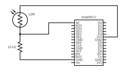 8 Read Light Sensor LDR