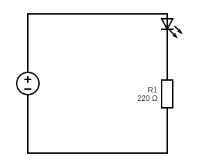 Led Circuit 220v Simple Led Circuit Diagram 