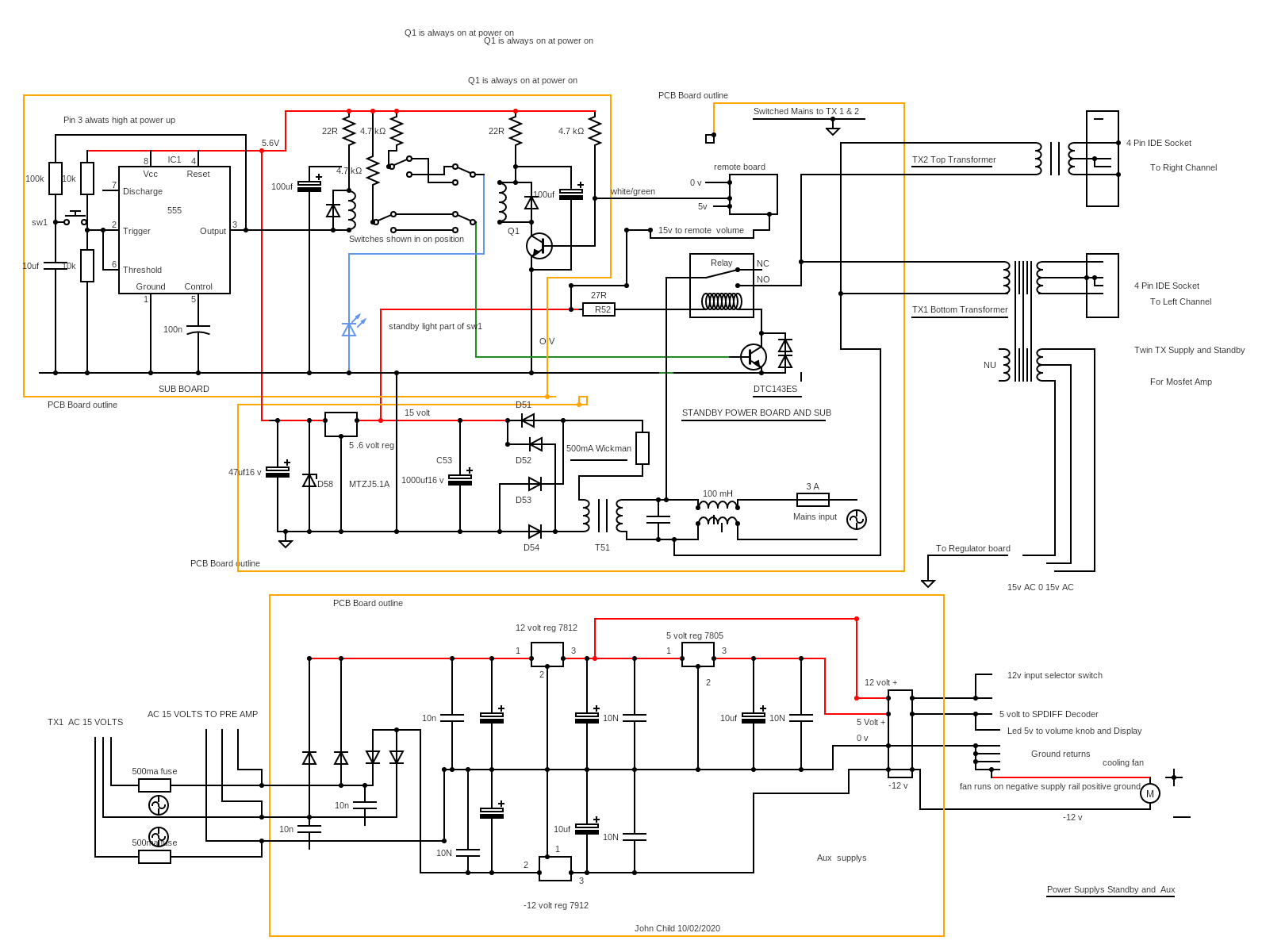 Standby Power Supply Circuits Circuit Diagram