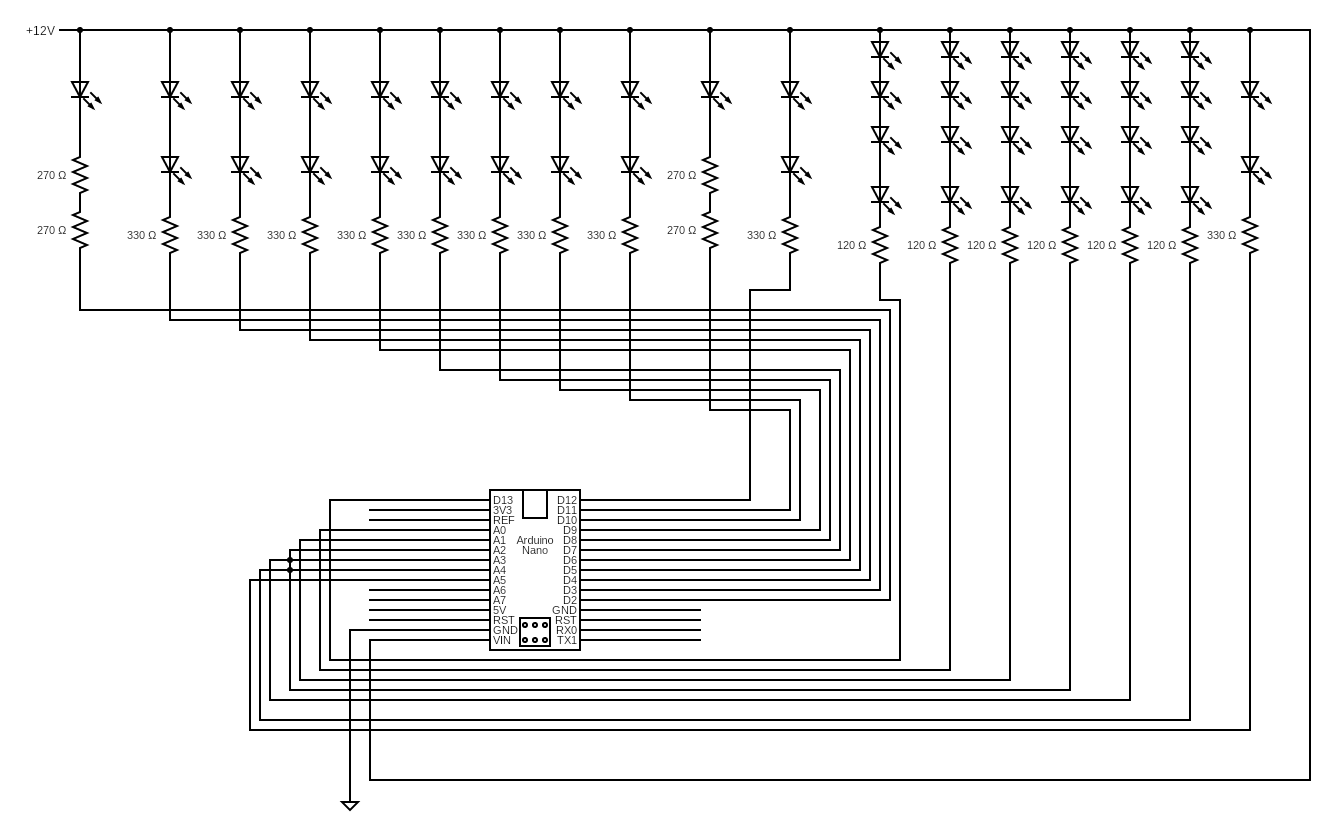 arduino nano led