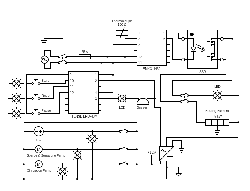 Heater Timer Pump Circuit